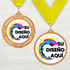 Medalla de Metal Personalizada de 2.5" con Cinta MDL751